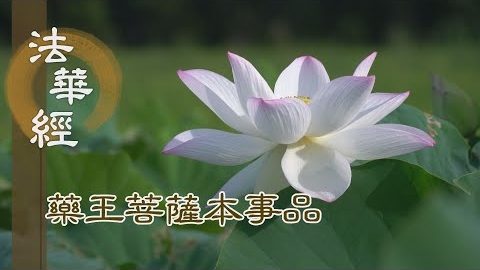 《法華經 藥王菩薩本事品》聖人之極 諸法之王 - 第1854集