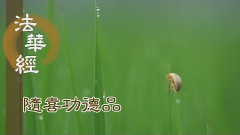 聞經隨喜 和順布施 - 第1619集