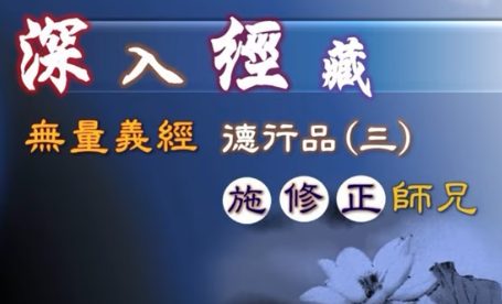 深入經藏-無量義經-施修正师兄