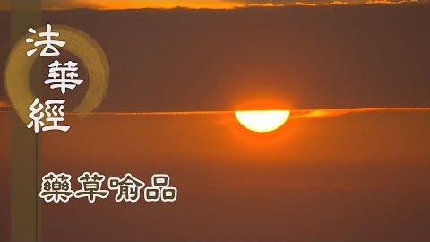 《法華經 藥草喻品》 - 一相一味 隨分受潤 - 第902集